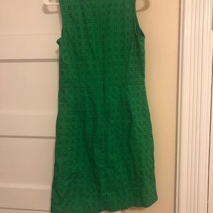 Green Eyelet Dress